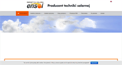 Desktop Screenshot of ensol.pl