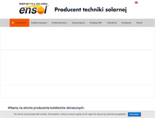 Tablet Screenshot of ensol.pl